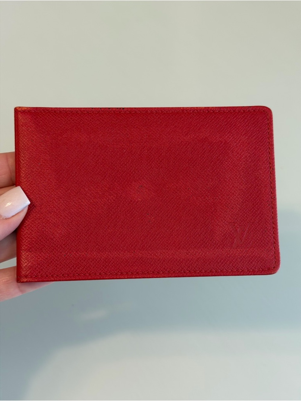 Authentic Louis Vuitton red card holder - Picture 13 of 16